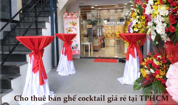 thue ban coctail giá rẻ