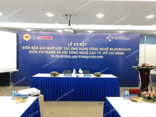 Backdrop lễ kí kết